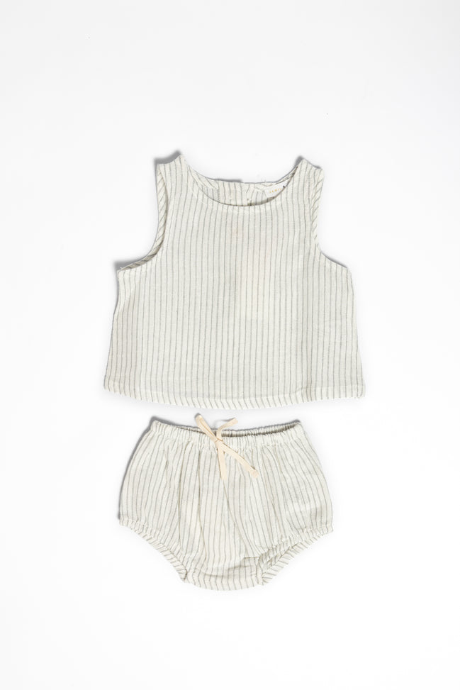 Organic Cotton Winslow Top + Gabriel Bloomer