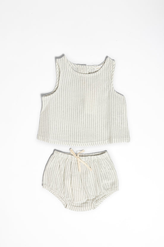 Organic Cotton Winslow Top + Gabriel Bloomer