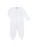White Crochet Footie