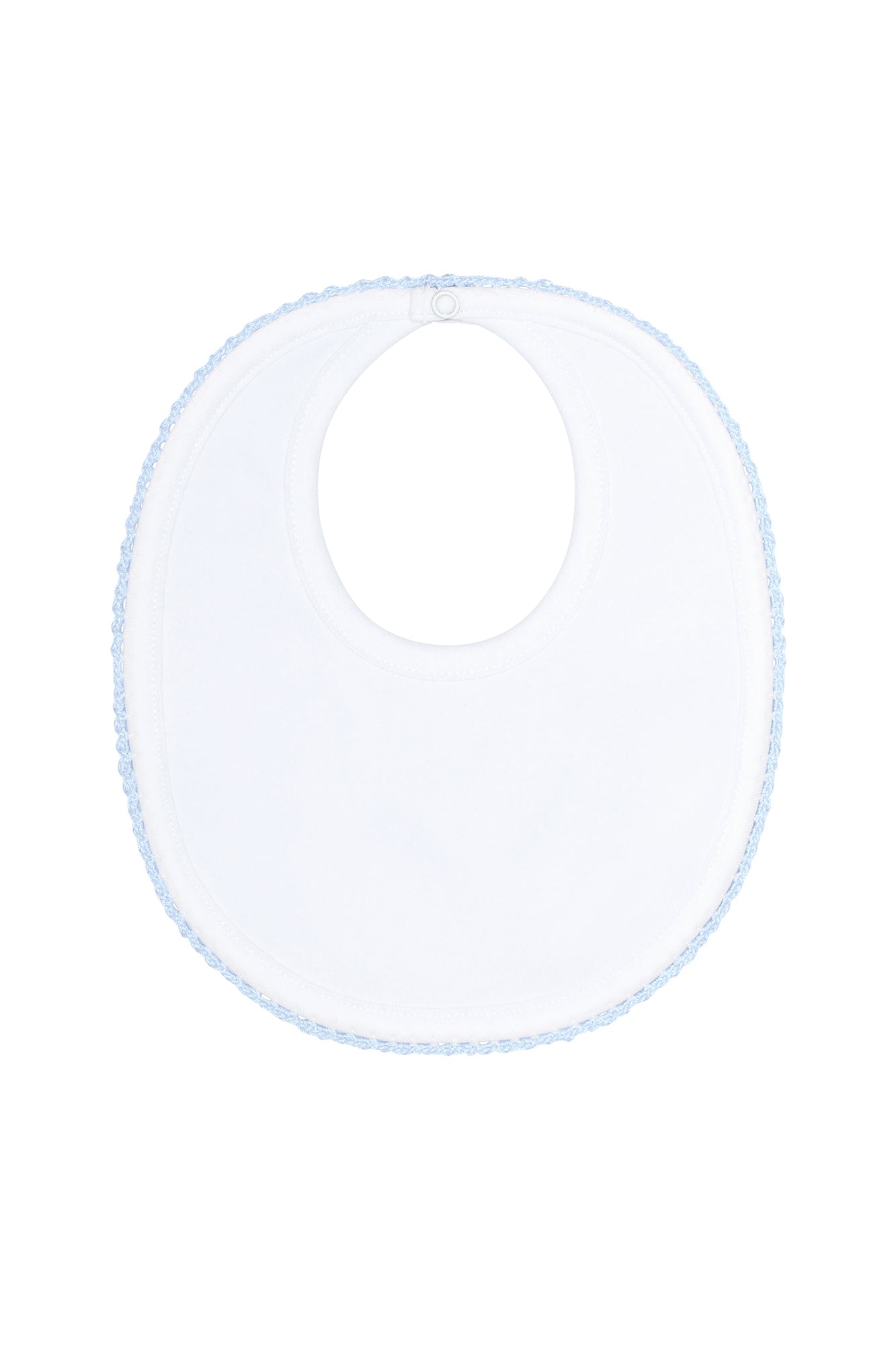 Blue Crochets Bib