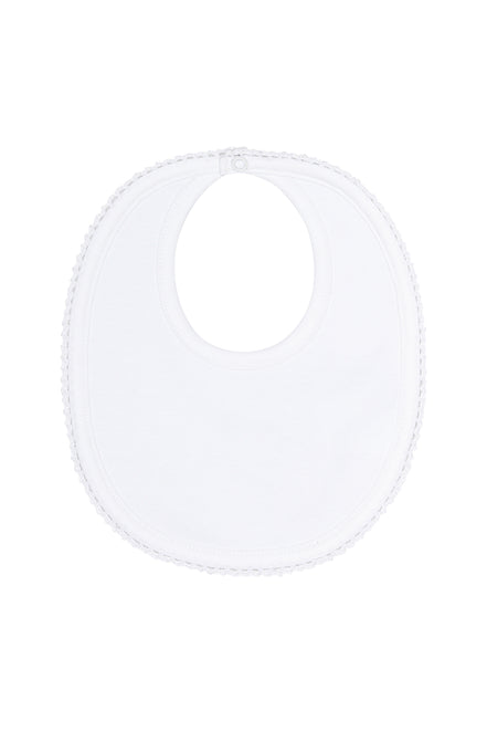 White Crochets Bib