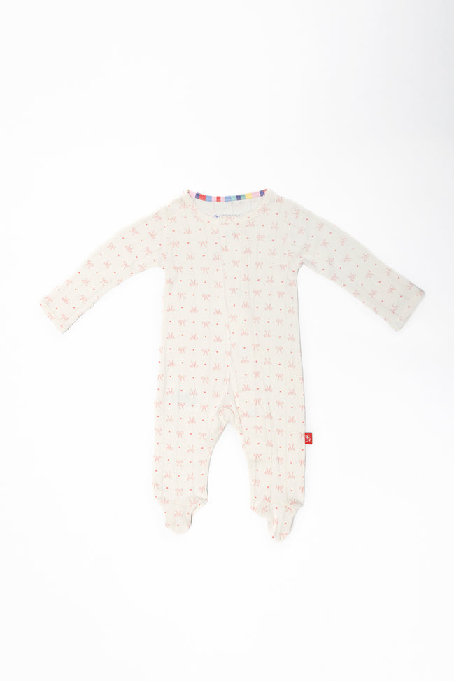 Magnetic Footie - Heart & Bow
