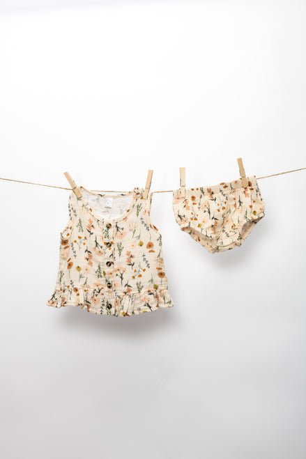Ruffle Tank + Bloomer Set