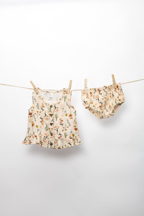 Ruffle Tank + Bloomer Set - Rachel
