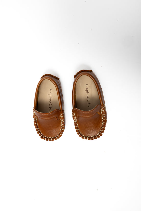 Moccasin for Baby - Natural Brown