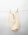 Cloud Muslin™ Bubble Romper - Cream