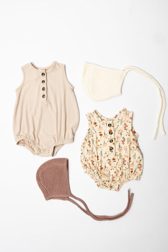 Cove Ribbed Bubble Romper