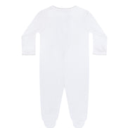 White Crochet Footie