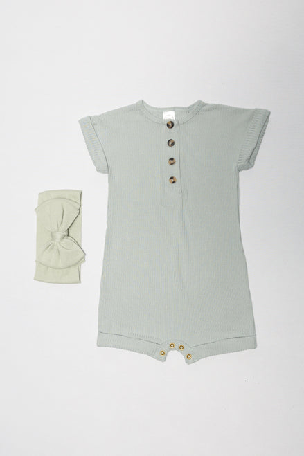 Bailey Ribbed Romper