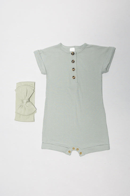Bailey Ribbed Romper