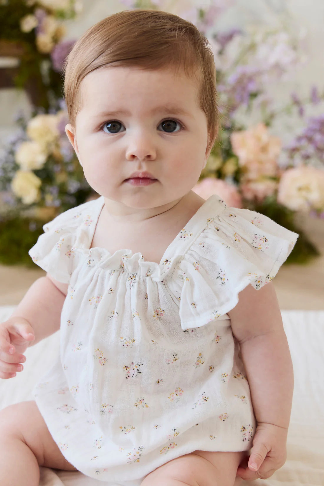 Organic Cotton Muslin Harriet Playsuit