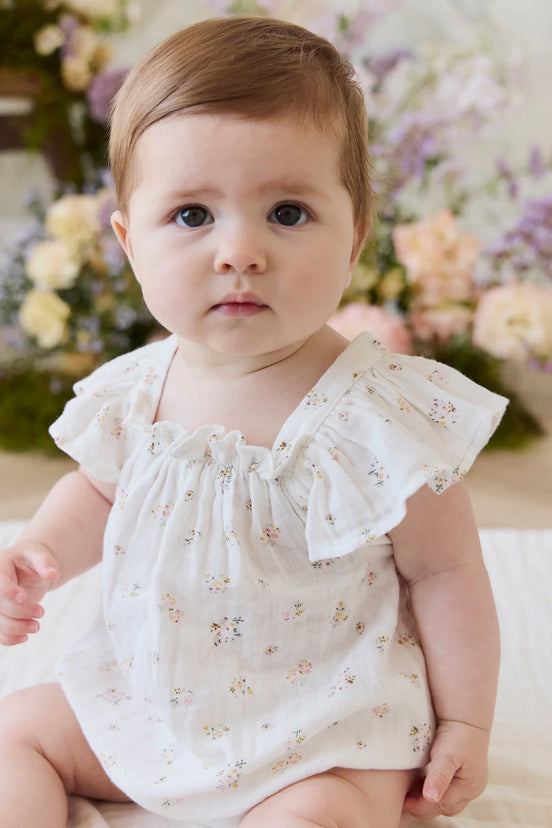Organic Cotton Muslin Harriet Playsuit