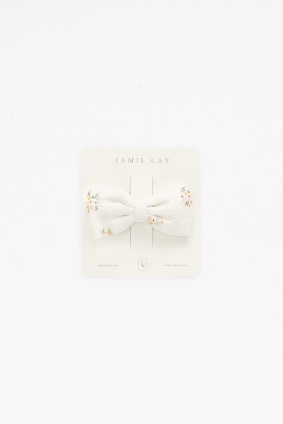 Organic Cotton Desiree Bow - Ayla Whisper