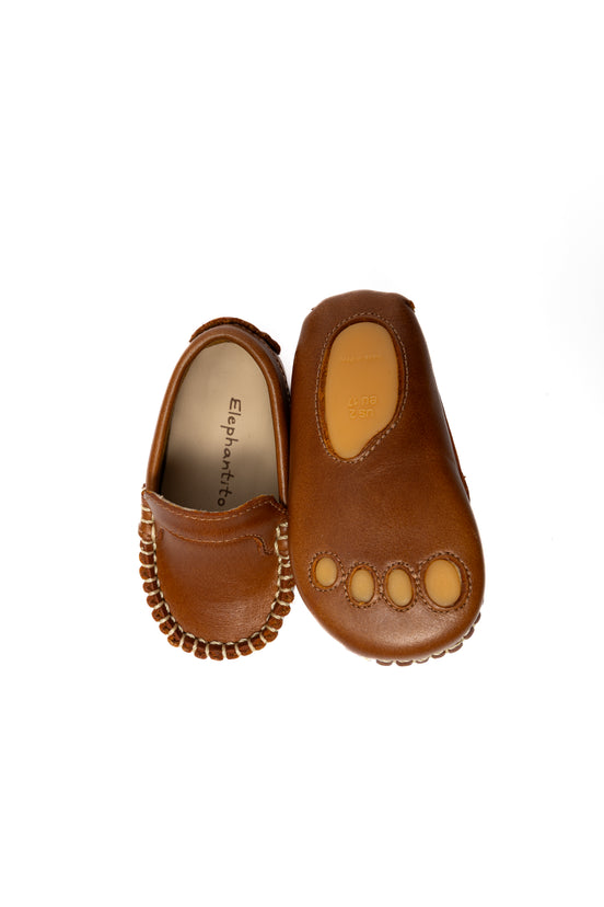 Moccasin for Baby - Natural Brown
