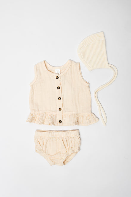 Ruffle Tank + Bloomer Set