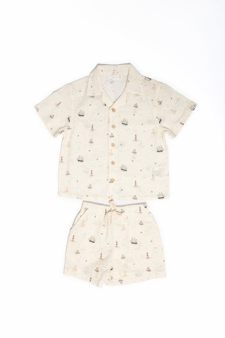Organic Cotton Louis Short + Silas Shirt