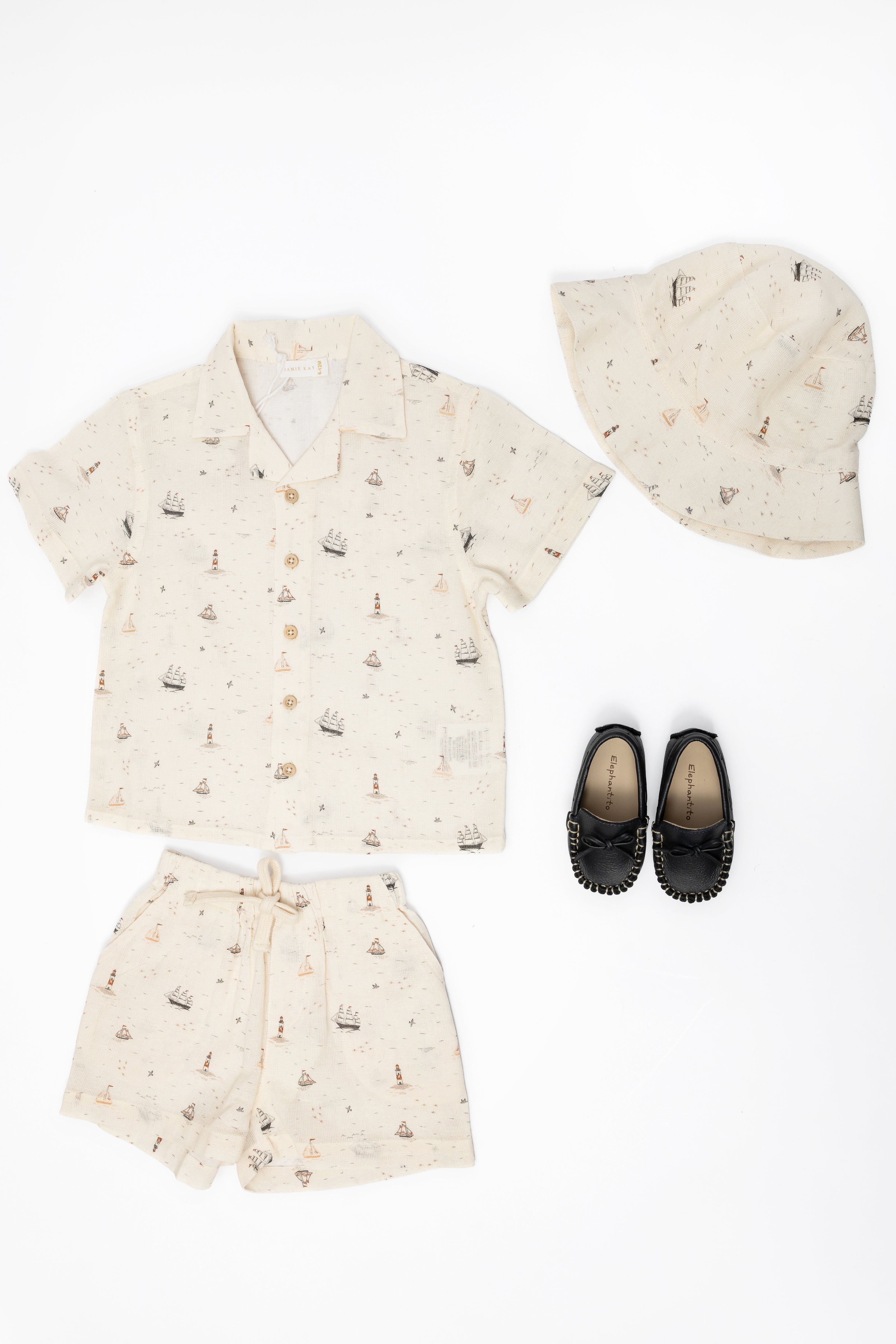Organic Cotton Louis Short + Silas Shirt