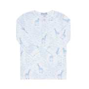 Blue Giraffe Print Pajama
