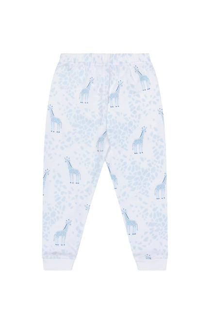 Blue Giraffe Print Pajama
