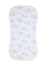 Blue Toile Burp Cloth